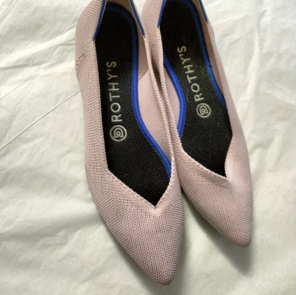 Rothy’s The Point in Petal Pink Size 8 - Picture 14 of 16